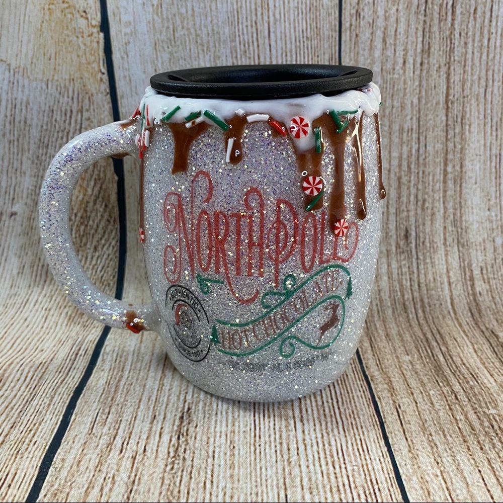 North Pole Hot Chocolate Santa 14oz Mug Tumbler - Picture 5 of 10